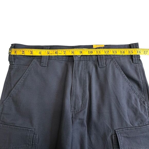 NWT CARHARTT Gray Rugged Flex Relaxed Fit Canvas Cargo Shorts Men’s Size 32 - Picture 7 of 14